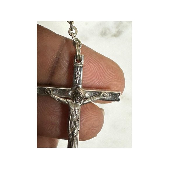 Vintage Italian Rosary with Pope Francis Coat of Arms Case, Made in Italy - Picture 6 of 11